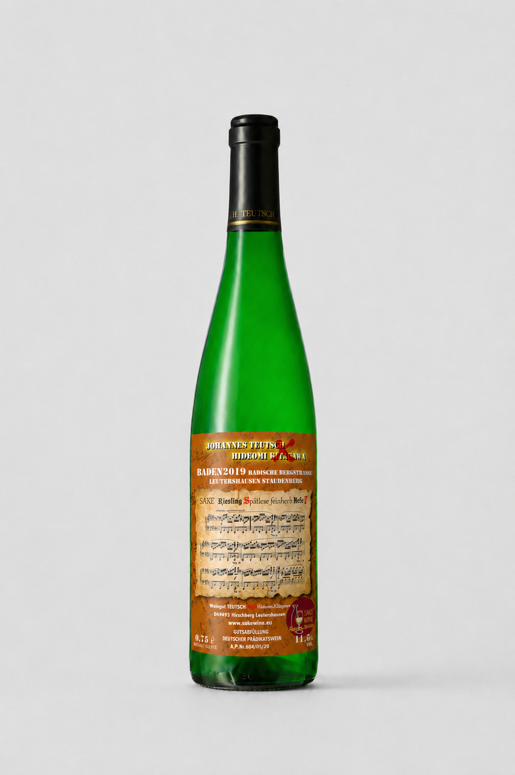 SAKEWINE Riesling Spätlese feinherb Hefe Nr-7 2019