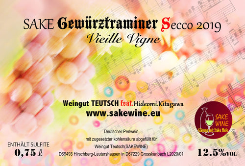 SAKEWINE Gewürztraminer Secco Vieille Vigne 2019